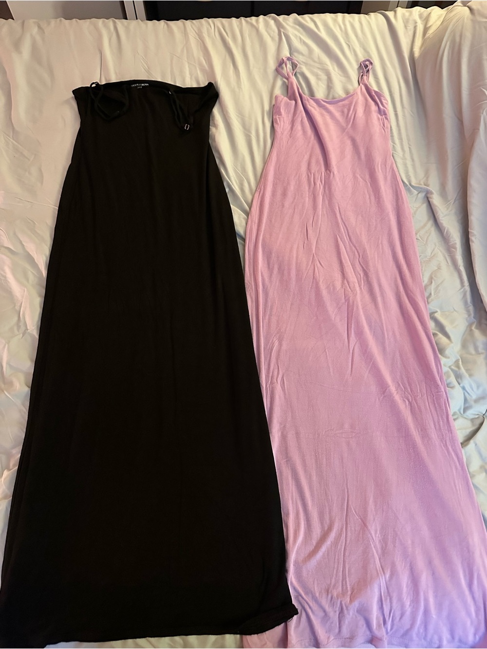 Everyday Maxi Slip Dress in Black and Lavender ( both for $20)